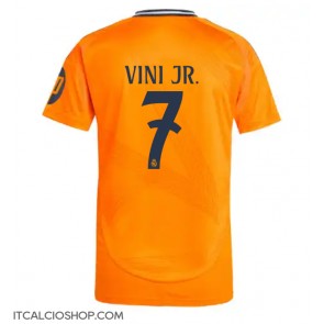 Real Madrid Vinicius Junior #7 Seconda Maglia 2024-25 Manica Corta